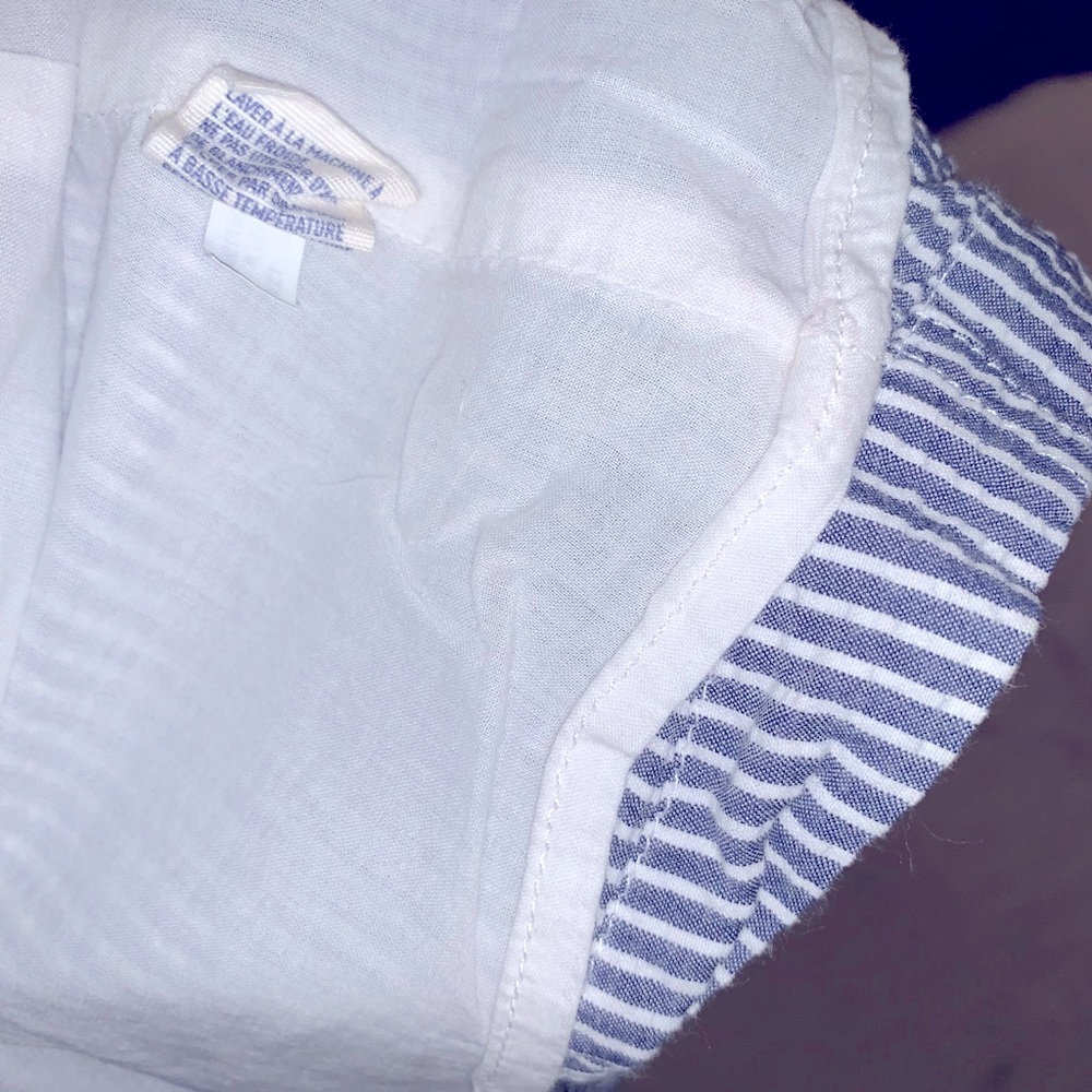 American Eagle Striped Button Down Mini Skirt - image 5